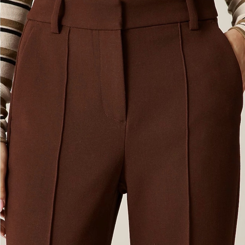 J. Crew - Natalia pant- Rich Brown/Burgundy Women's Trousers - NWT